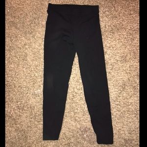 PINK leggings- black